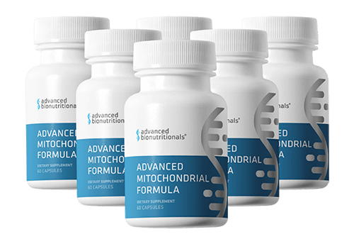 Six bottles of Advanced Mitochondrial Formula
